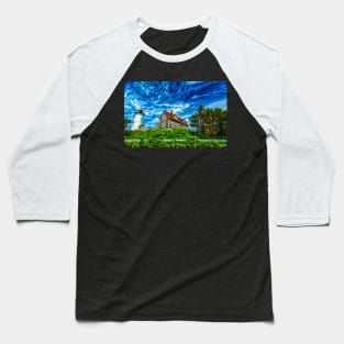 Nobska Point Light Baseball T-Shirt